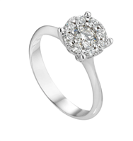 Ringe Golay Dame in Weißgold Diamante 0.30 Ct AMP004DI017 - AMP004DI017